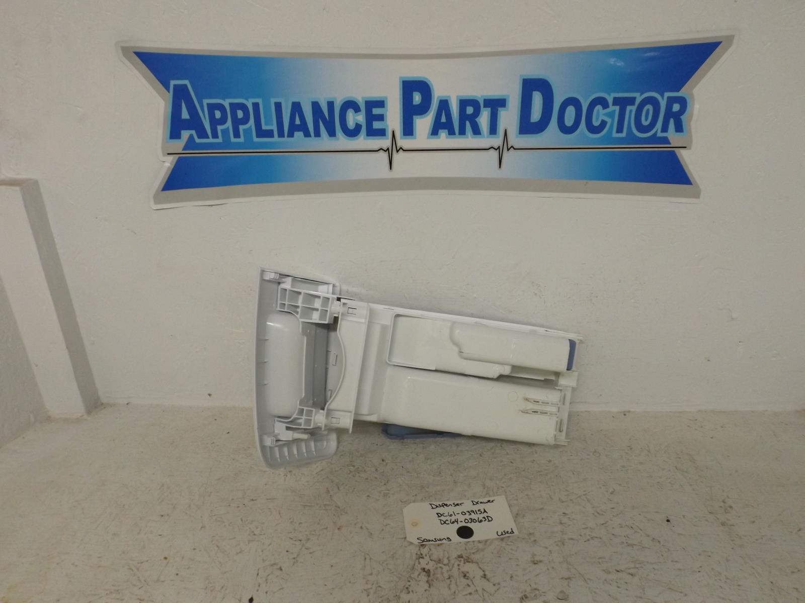 Samsung Washer DC61-03915A DC64-03063D Dispenser Drawer Used Samsung Washer DC61-03915A DC64-03063D Dispenser Drawer Used